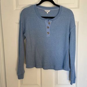Knix waffle long sleeve lounge top